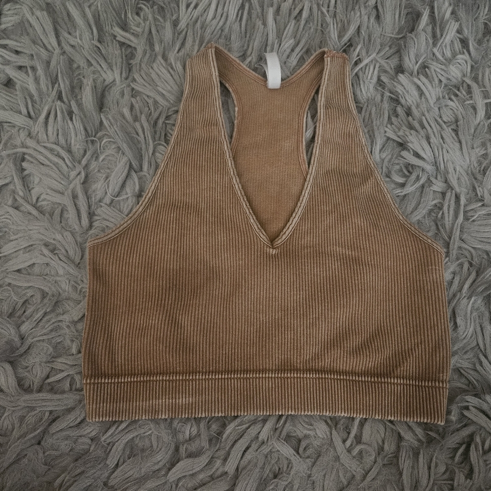 Zenana Ribbed Racerback Tank Top